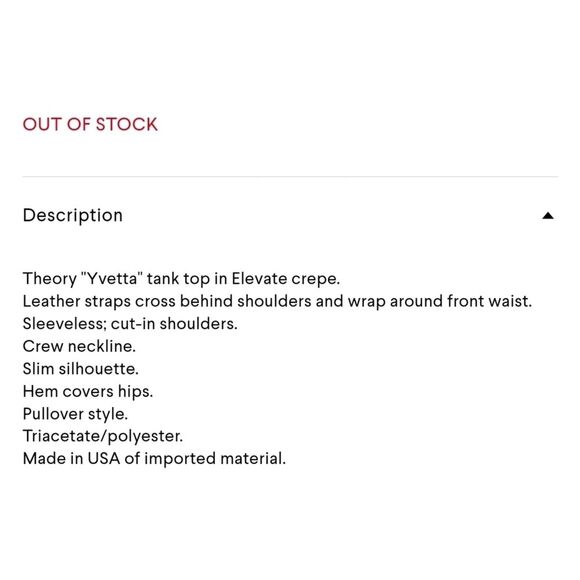 Theory|Yvetta Elevate Crepe Sleeveless Top, Petite - Picture 3 of 10